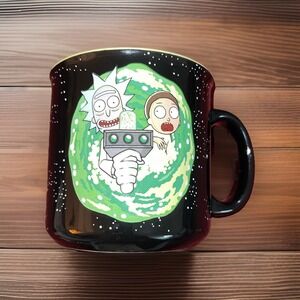Rick & Morty Coffee Mug 20 oz. Portal Gun Official Adult Swim Collectible New